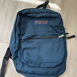Navy Jan-sport Backpack